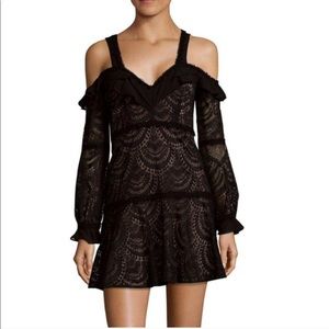 For love and lemons|Bridget cold shoulder dress